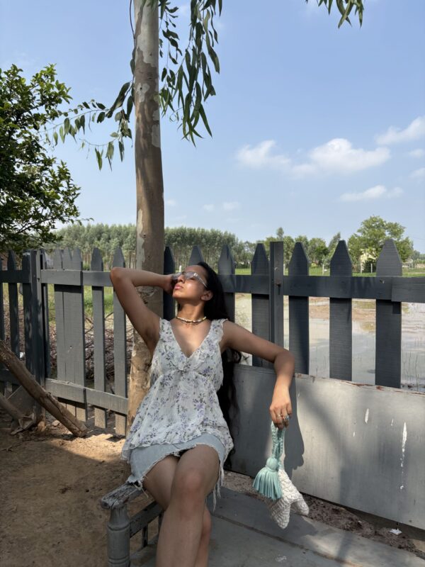 Lavender Lo-fi Peplum Top