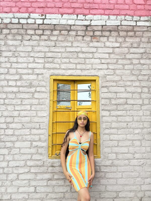 Mango Mirage Cut Out Dress