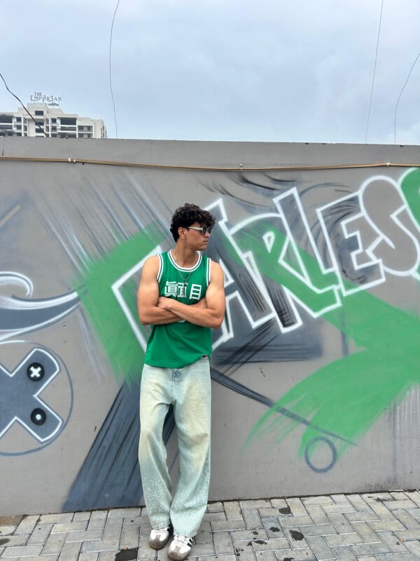 Verdant 9 Retro Varsity Tank